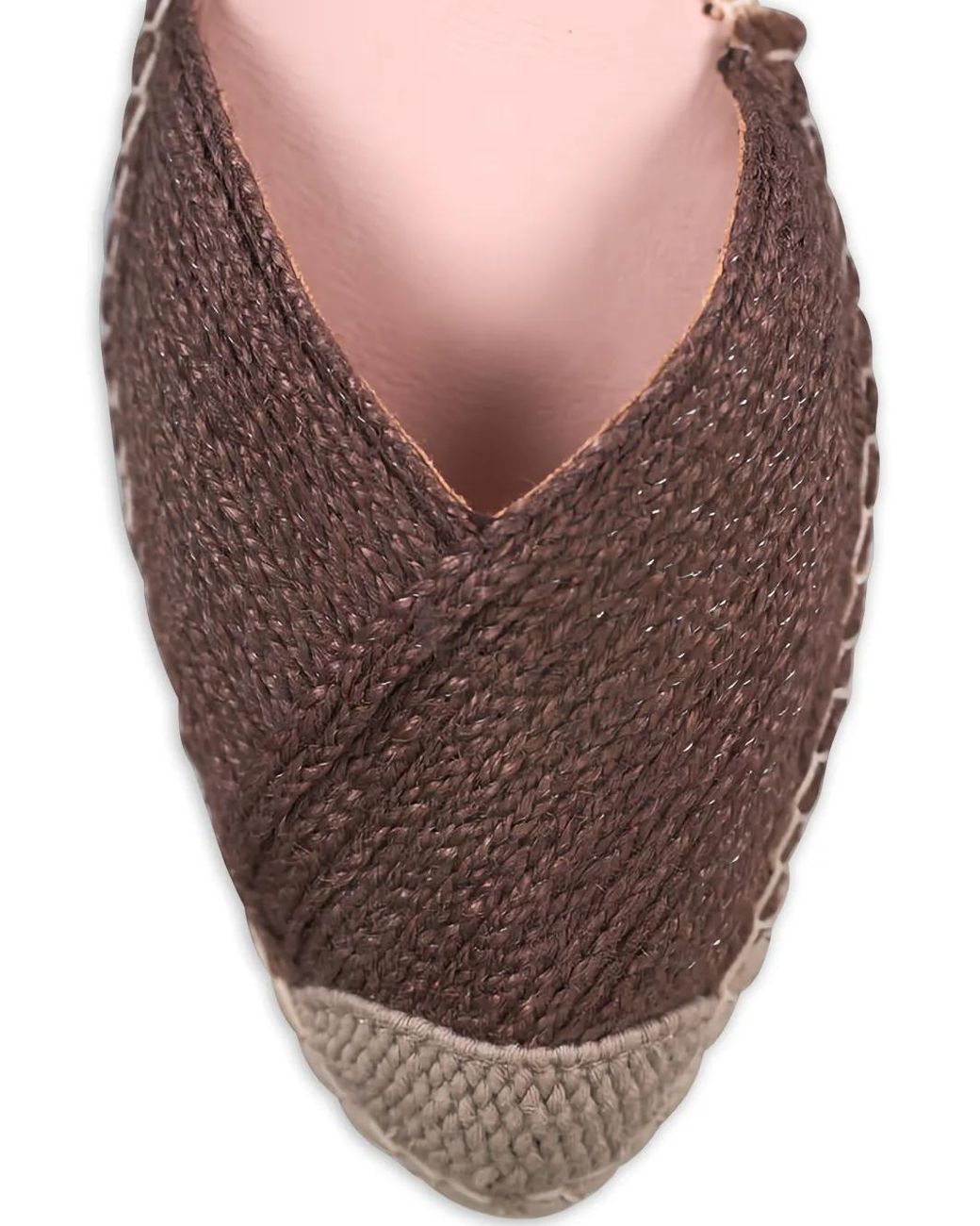 Ron White Brown Gewebte Yulia Espadrilles