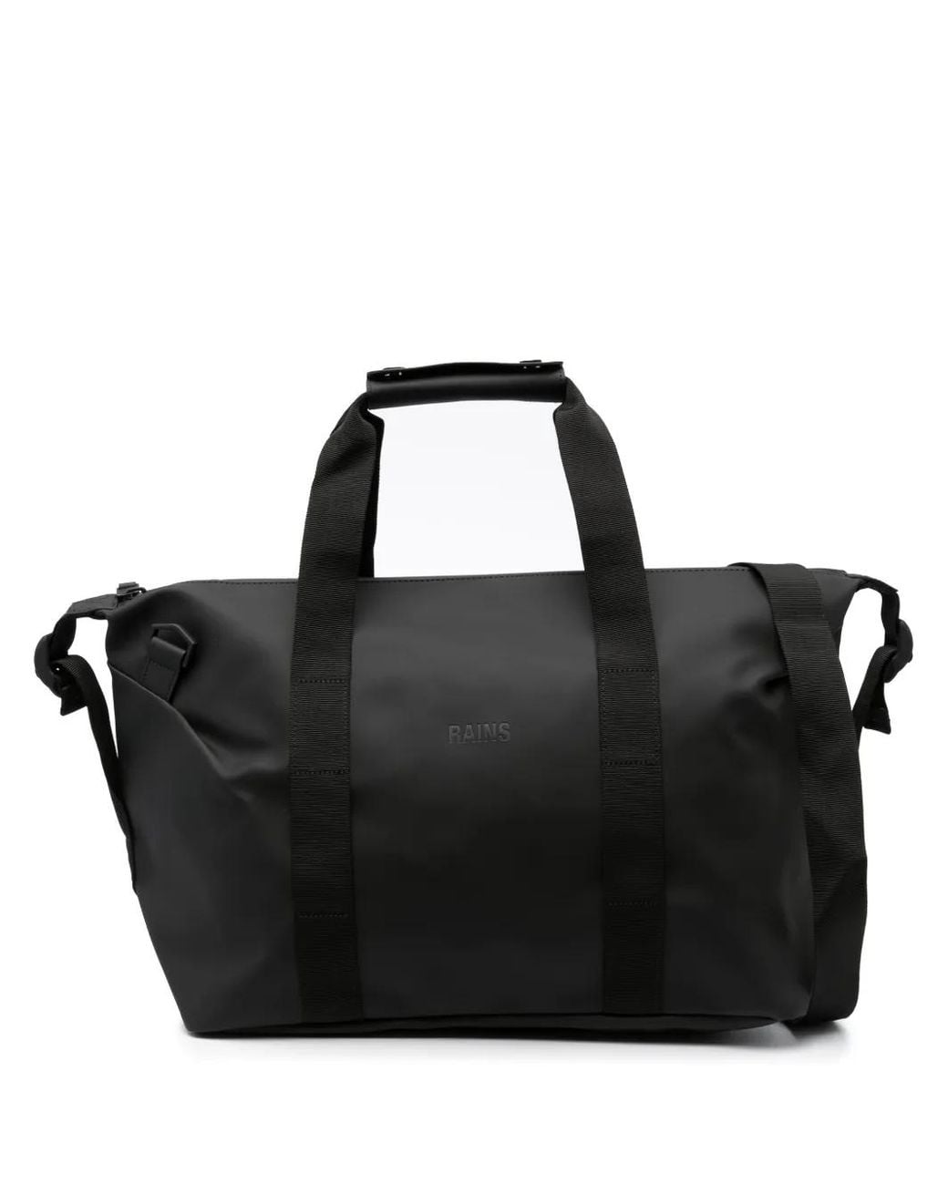 Borsone Hilo Piccolo Con Logo di Rains in Black