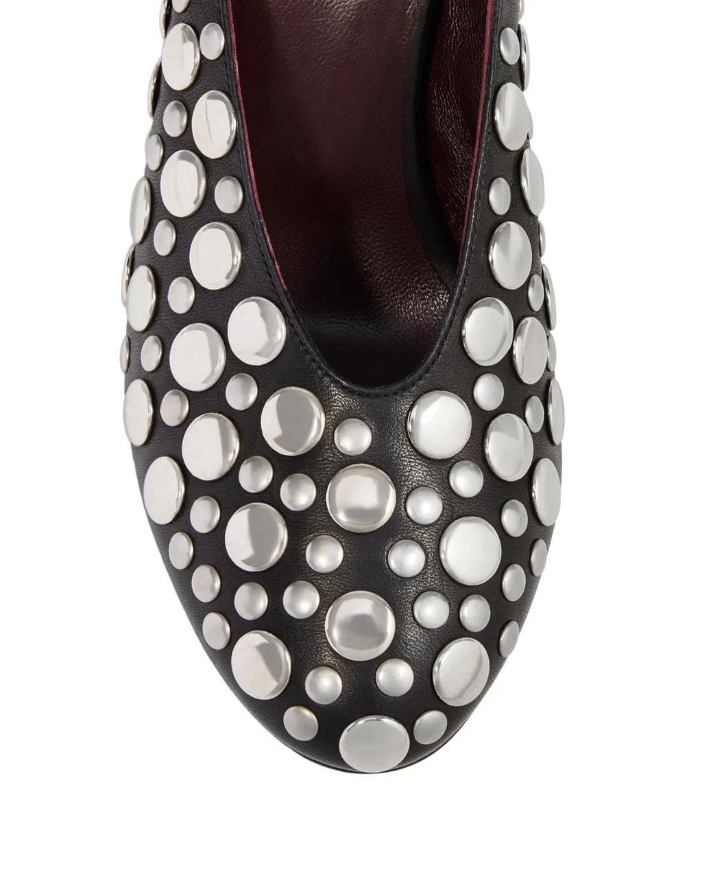 Khaite Black 70mm Metallic-studded Heeled Mules