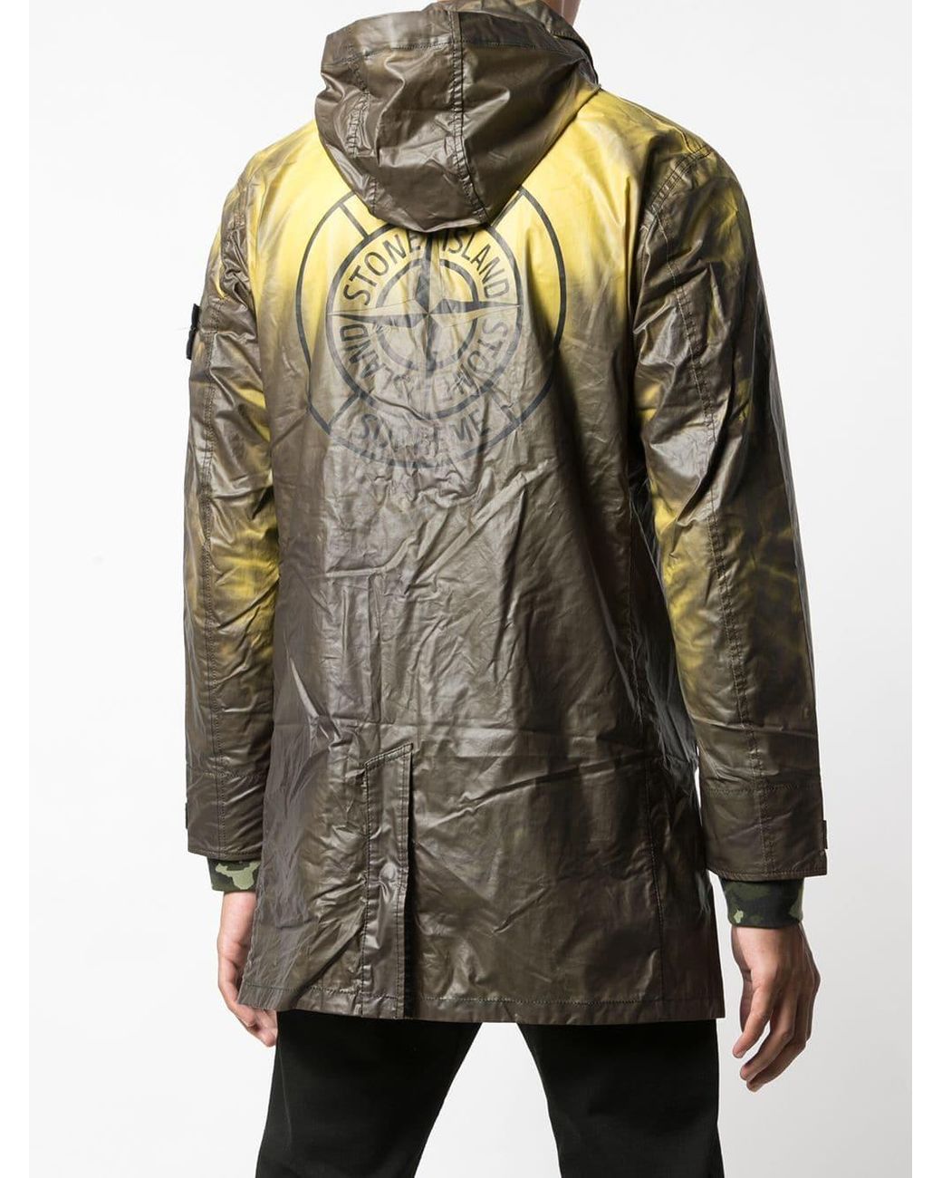 Supreme X Stone Island Heat Reactive Trenchcoat in Green for Men | Lyst