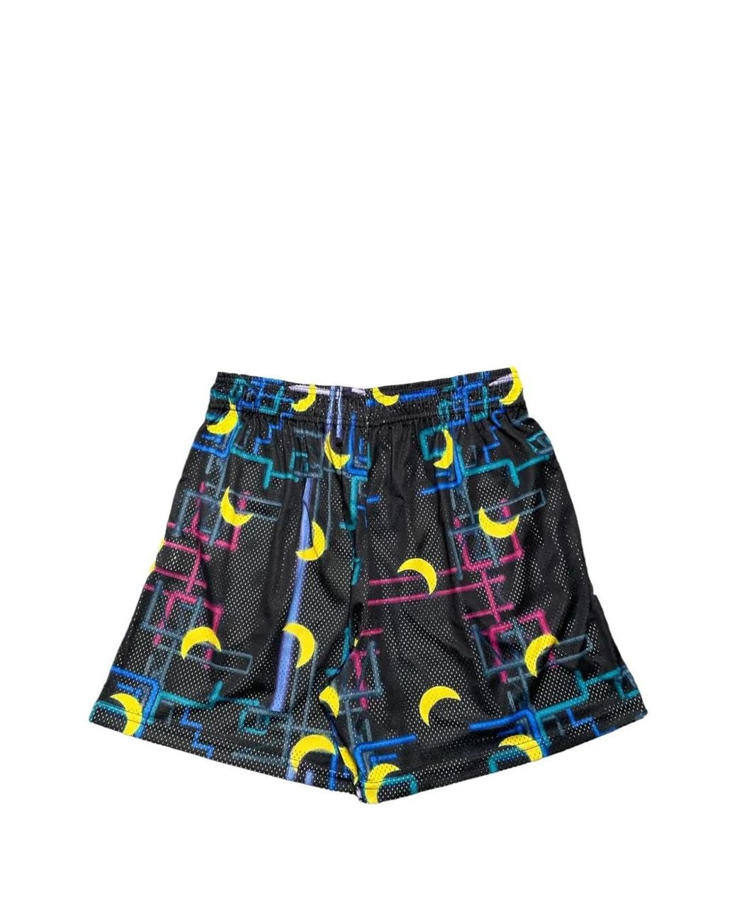 Eric Emanuel Blue Moon-Print Track Shorts for men
