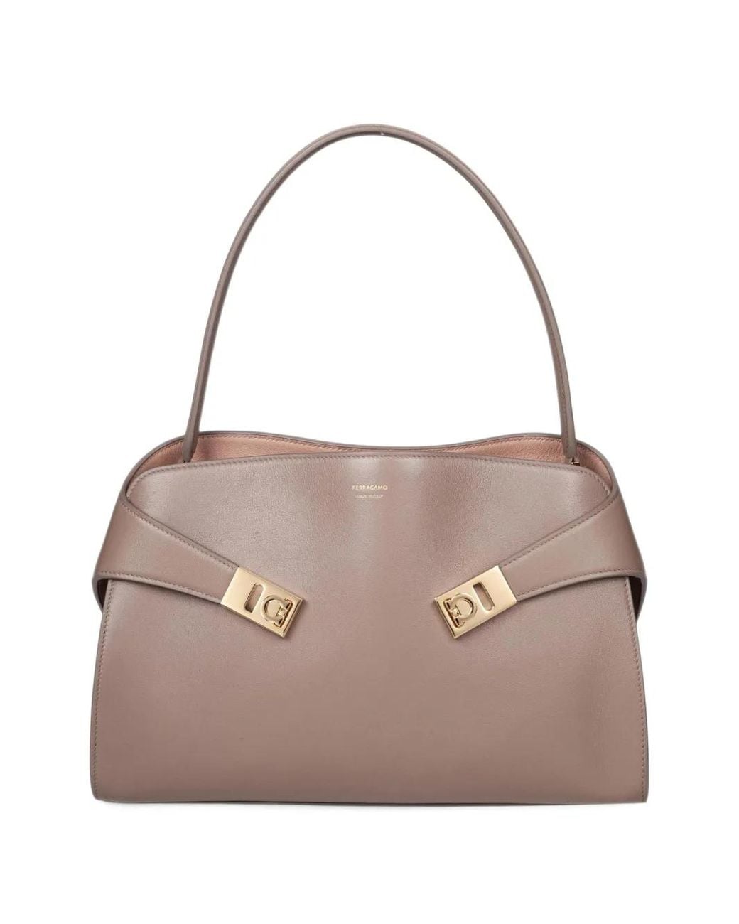 Ferragamo Pink Hug Soft Shoulder Bag (M)