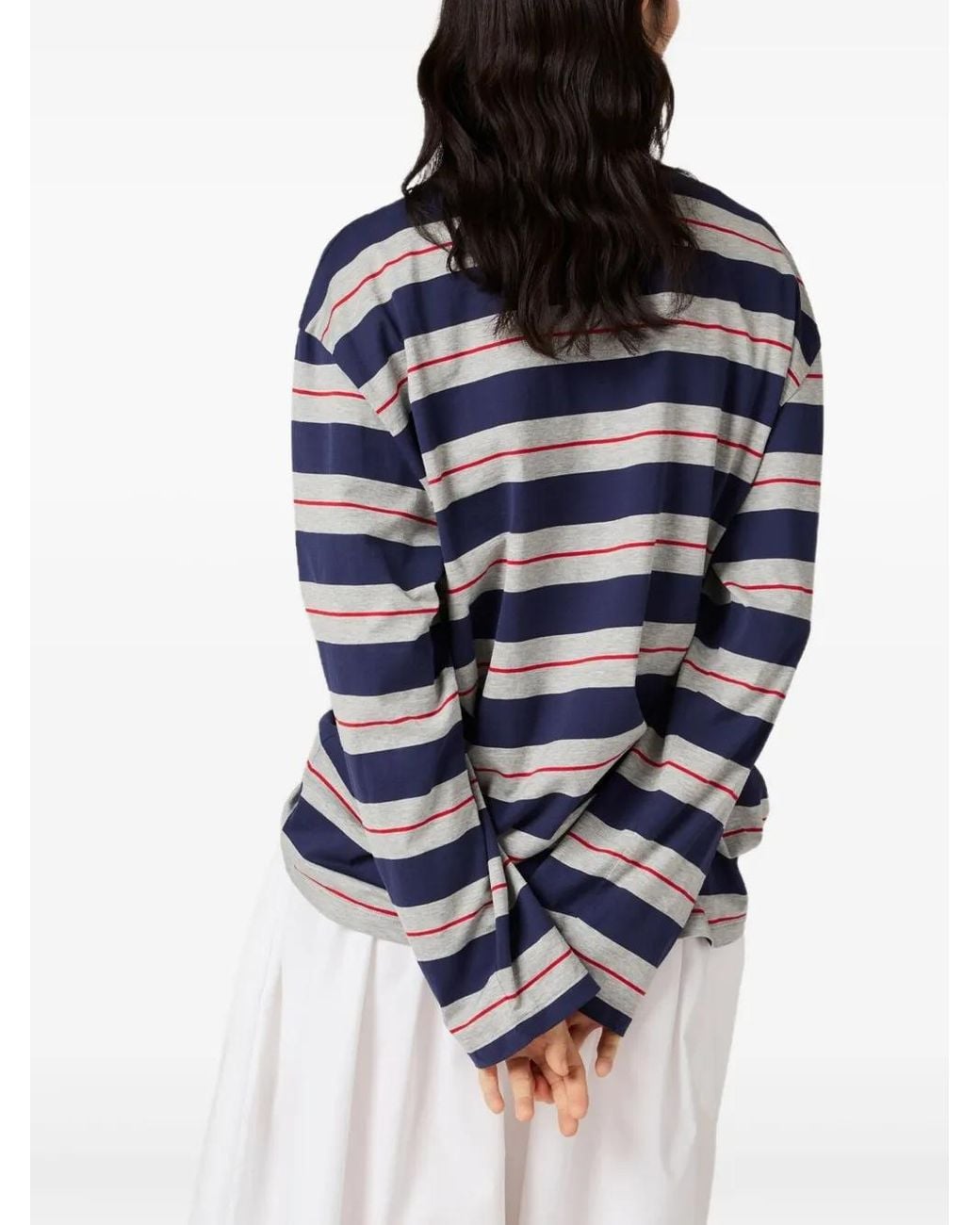 Miu Miu Blue Jersey Jersey Riga