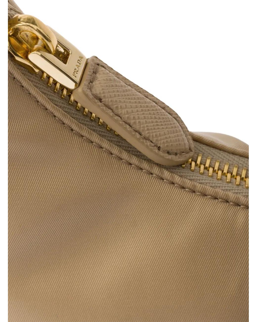 Prada Gray Mini Re-Edition 2005 Zip Tote Bag