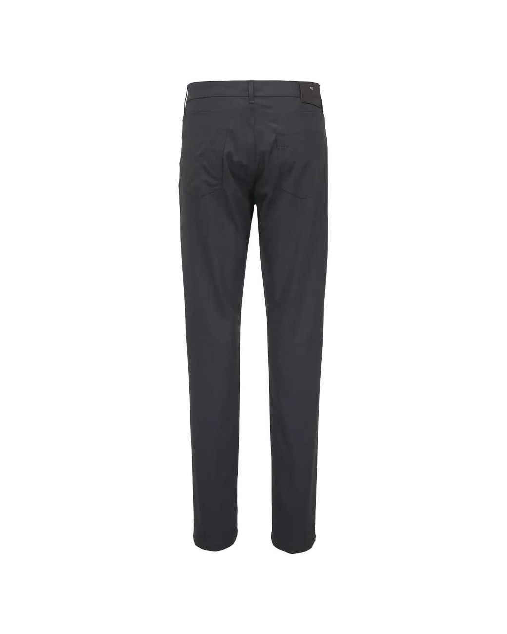 Marco Pescarolo Blue Logo-Patch Trousers for men