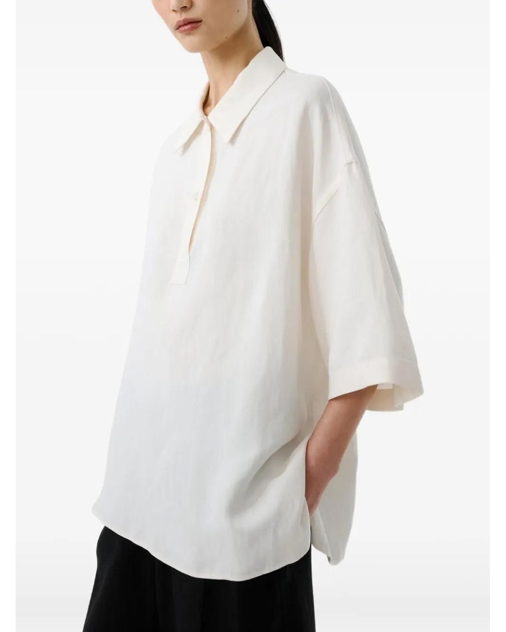 Studio Nicholson White Toulon Shirt