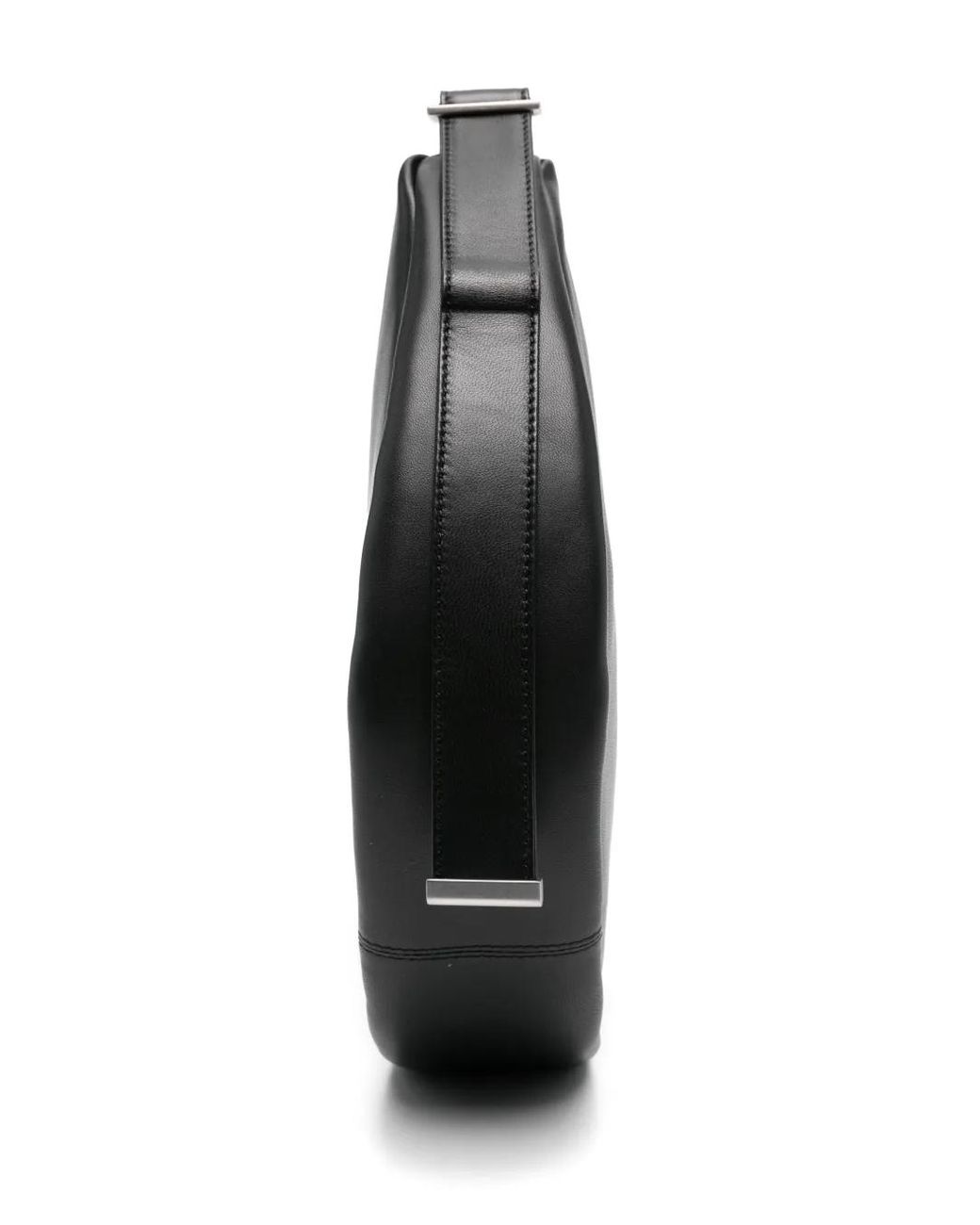Sandro Black Small Leather Crossbody Bag for men