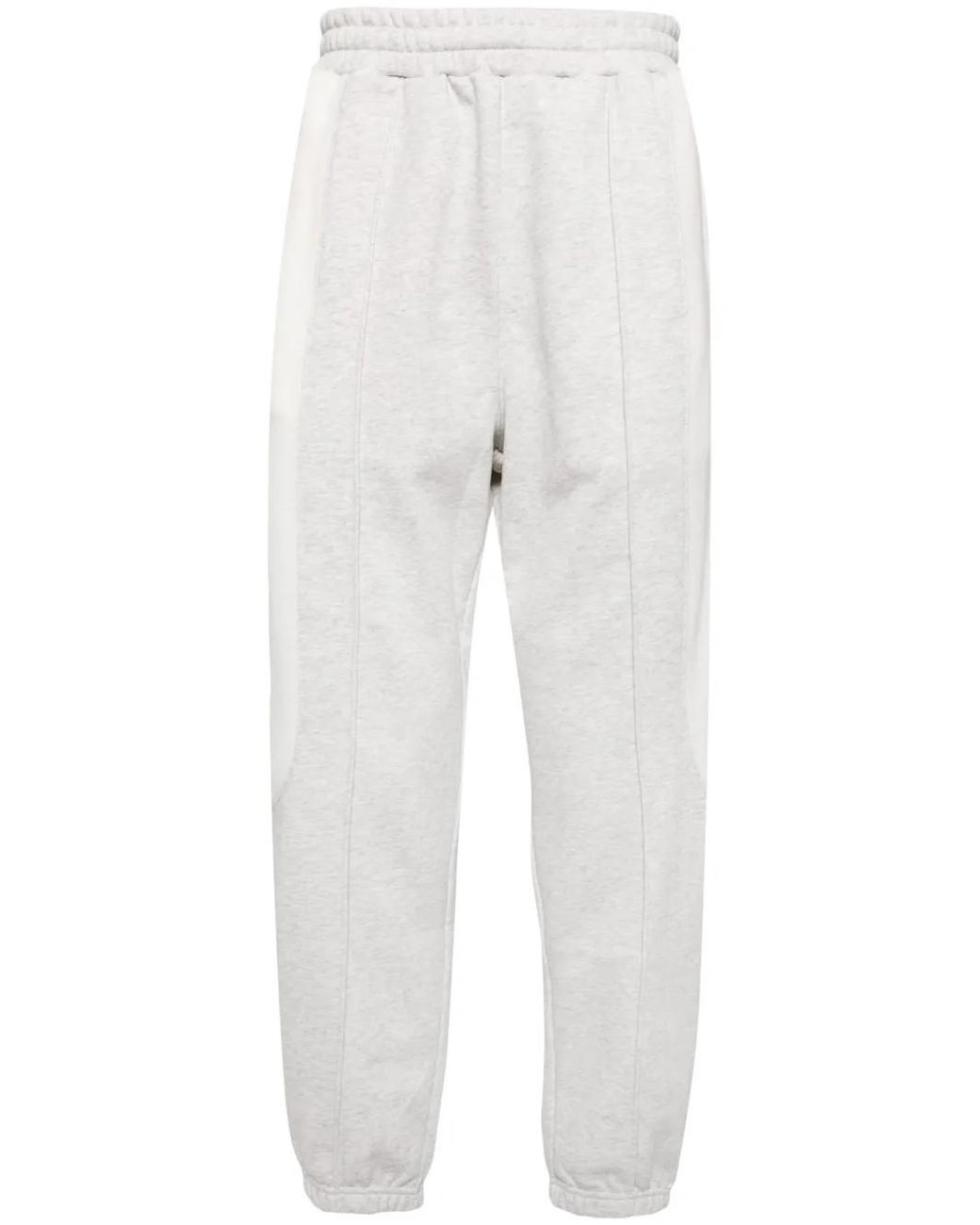 FIVE CM White Panelled Track Pants for men
