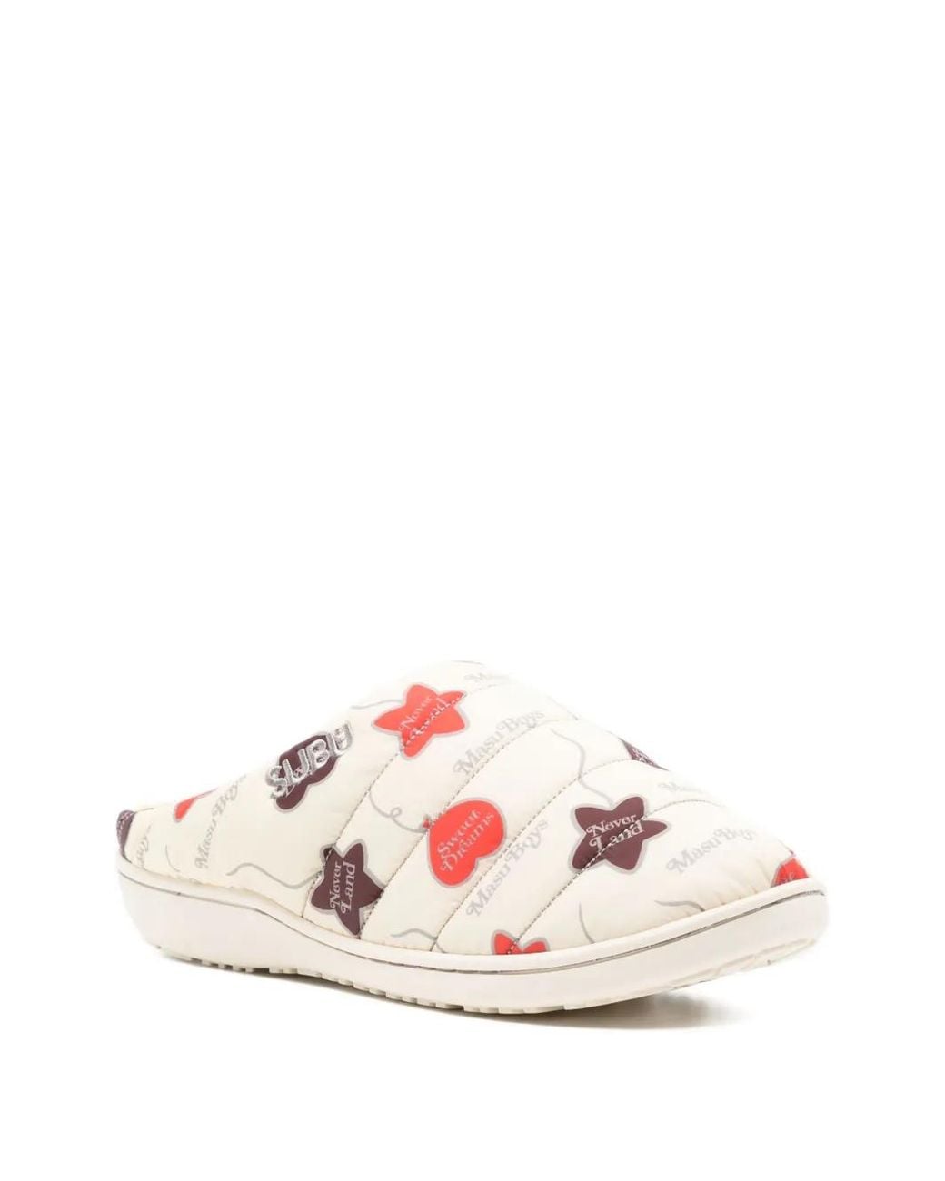 MASU Pink X Subu Printed Mules for men