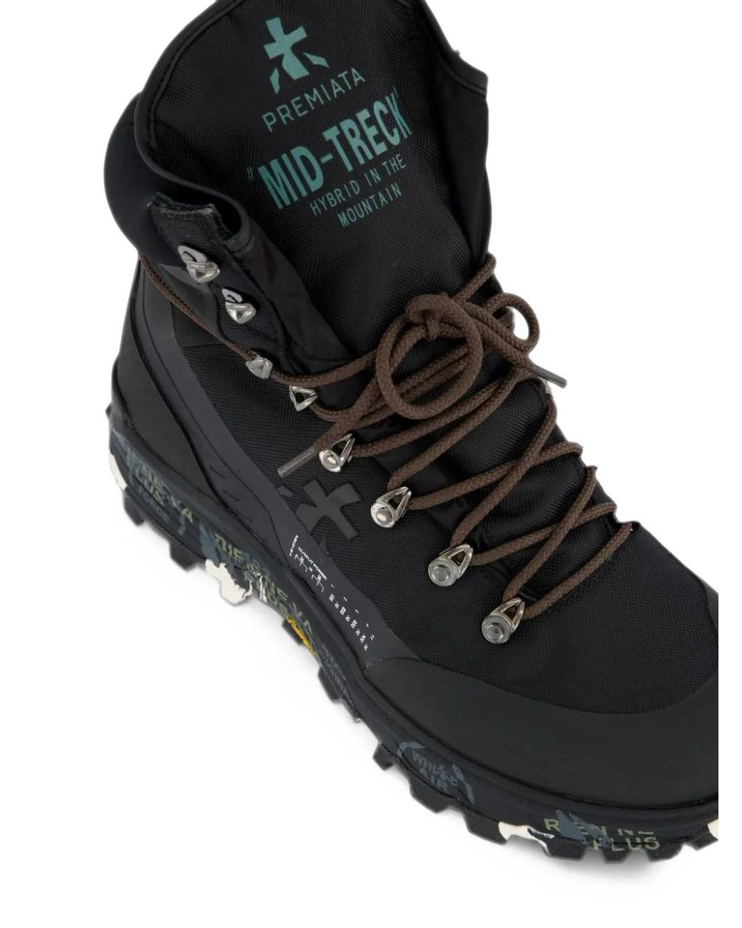 Premiata Black Midtreck 507 Boots for men