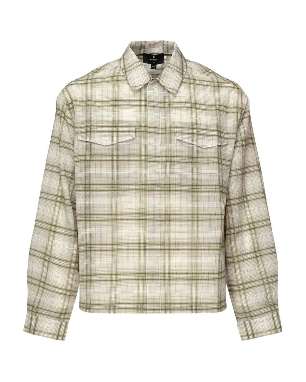 Represent Natural Flannel Check Shirt for men