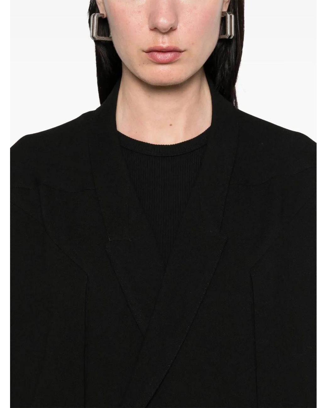 Rick Owens Arrowhead Jmf Blazer in het Black