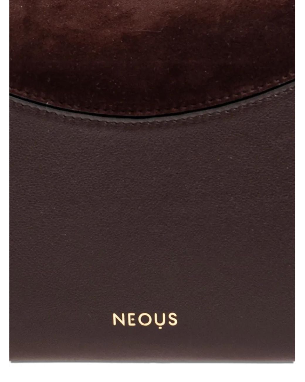 Neous Brown Pavo Suede Chain-Strap Tote Bag