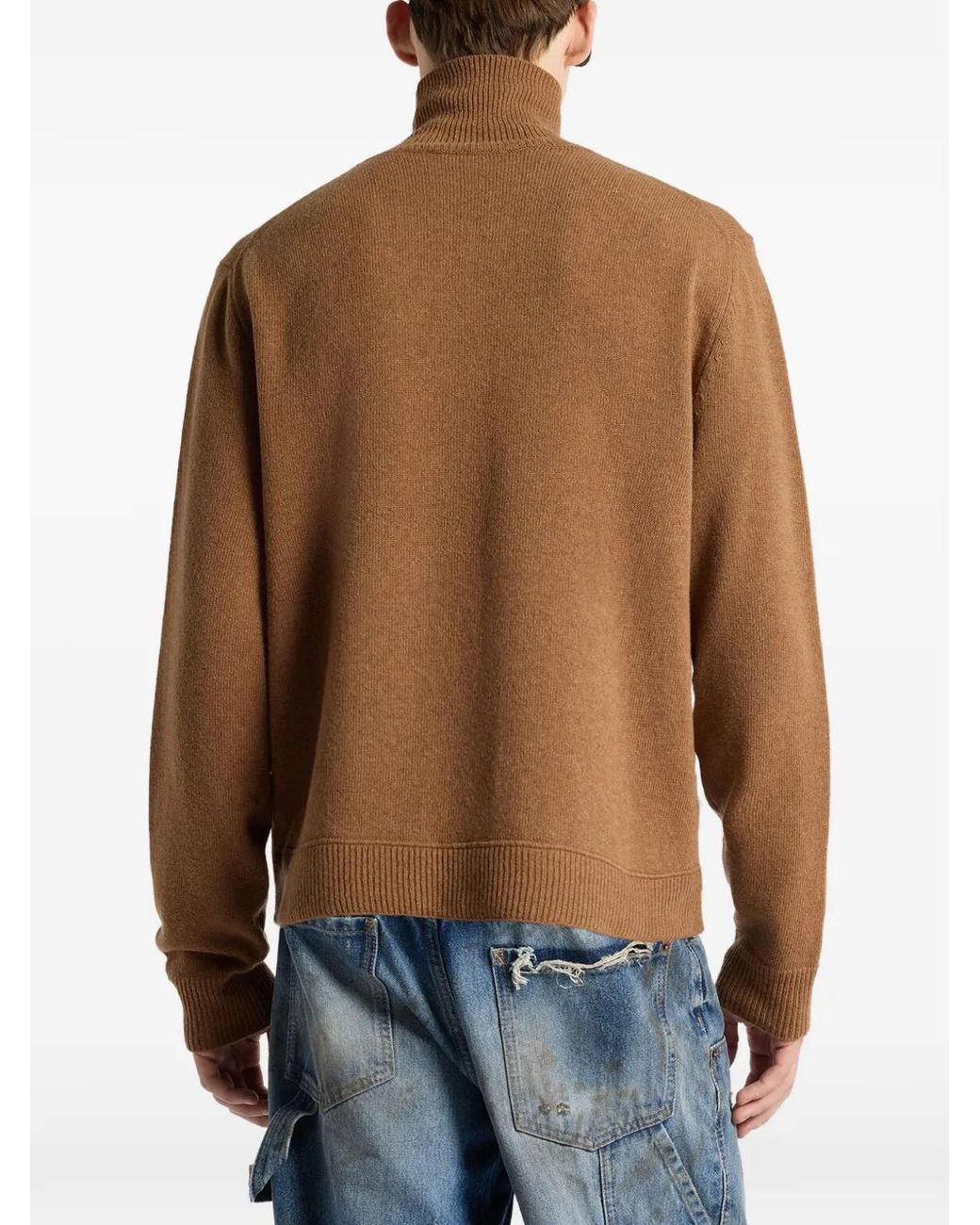 DSquared² Brown Zip-Up Jacket for men