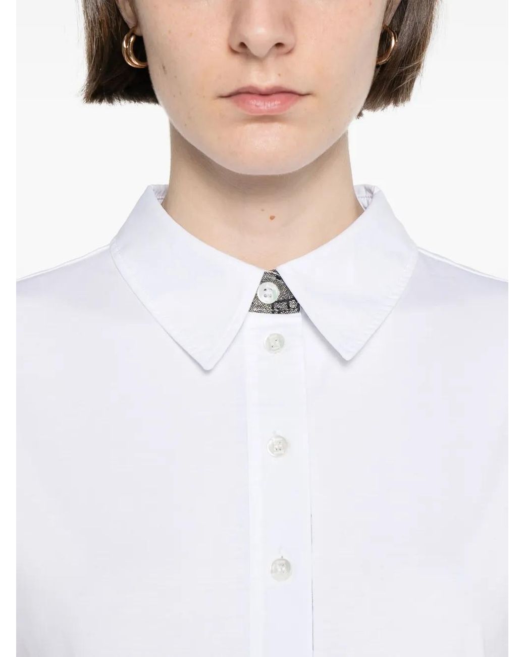 Polo De Algodón Herno de color White