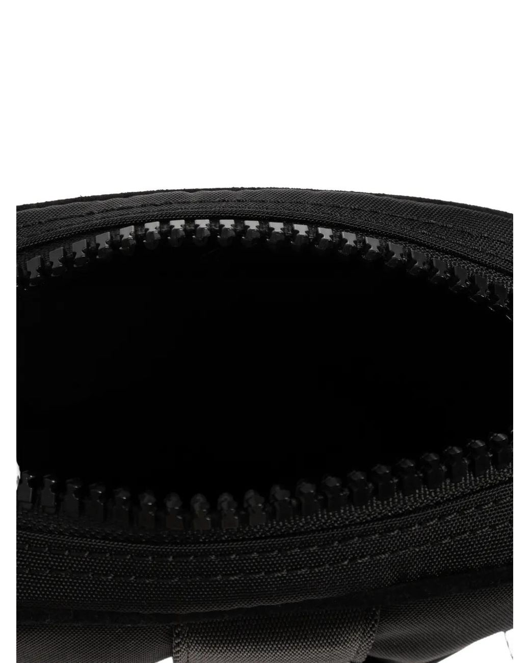 Moschino Black Logo-Detail Messenger Bag for men