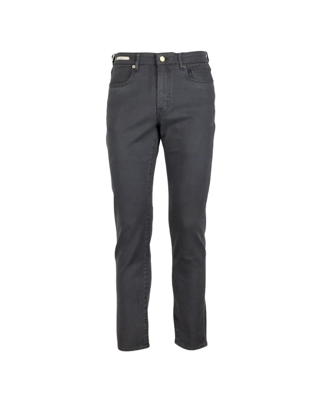 Siviglia Gray Logo-Patch Jeans for men