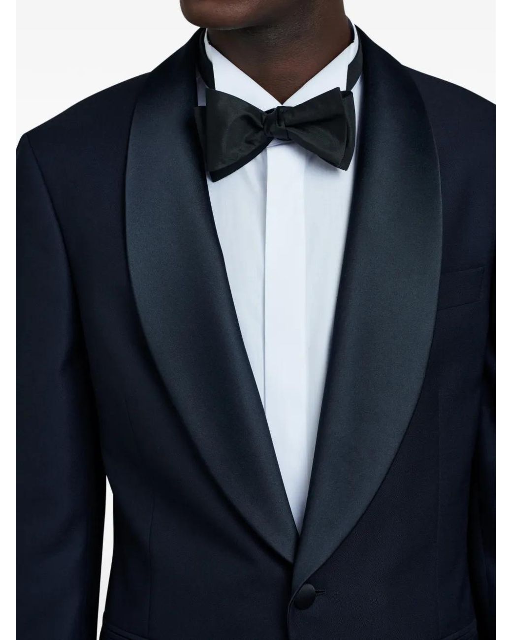 Fursac Blue Virgin Wool Blazer for men