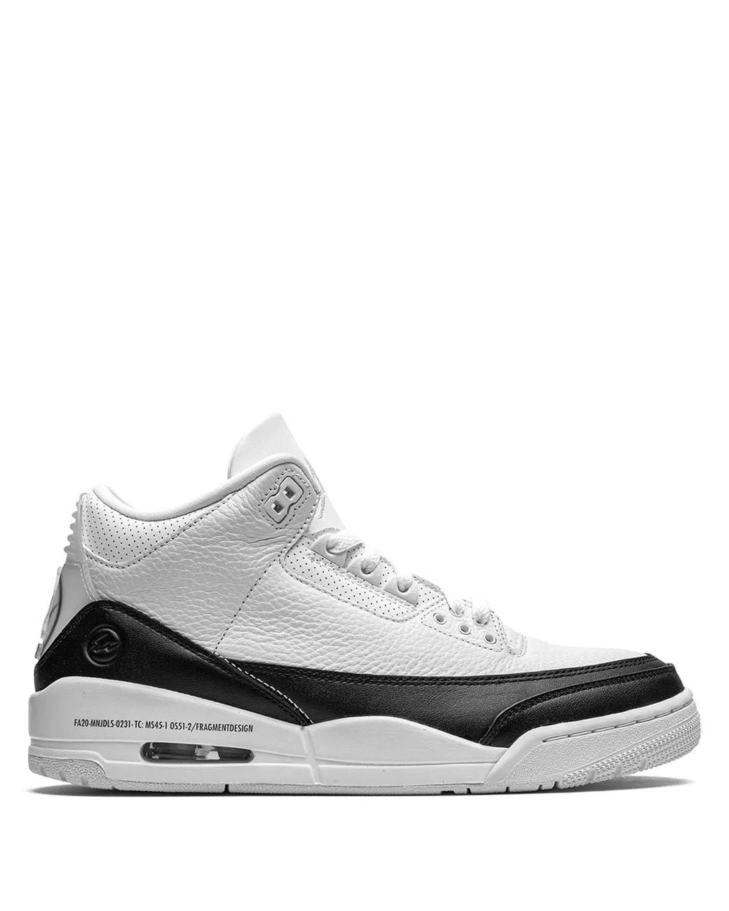 Nike White 3 Retro Fragment