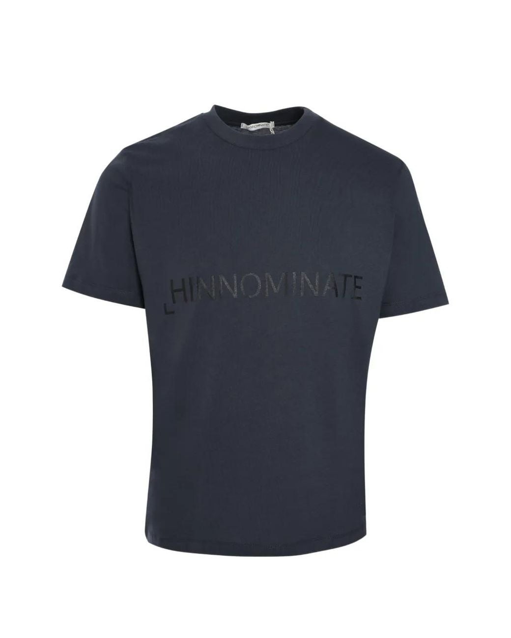 hinnominate Blue Crew-Neck T-Shirt for men