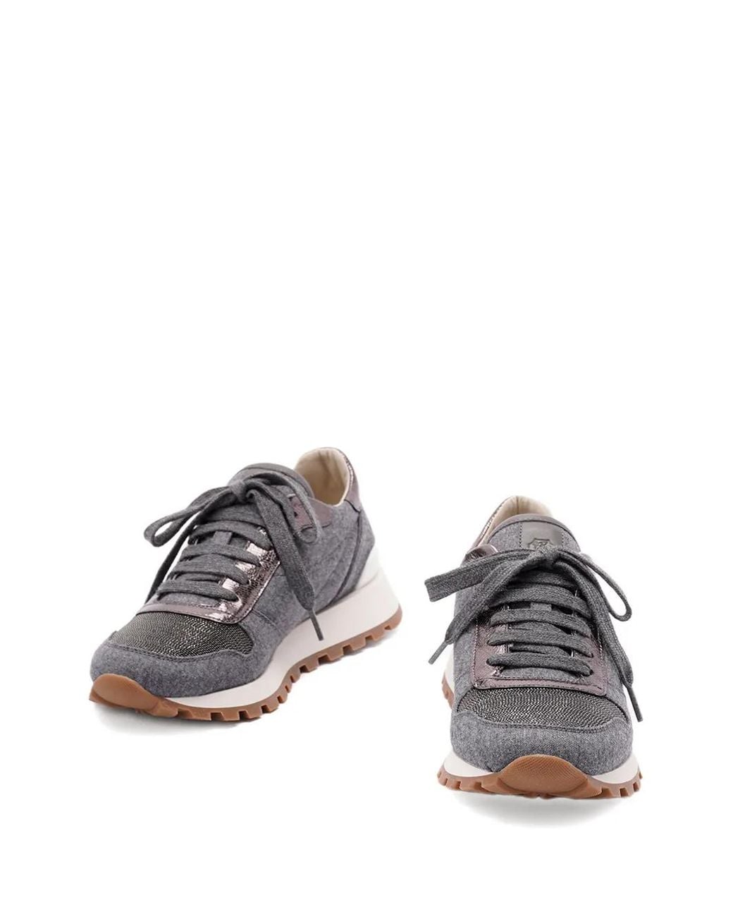 Brunello Cucinelli Gray Runners