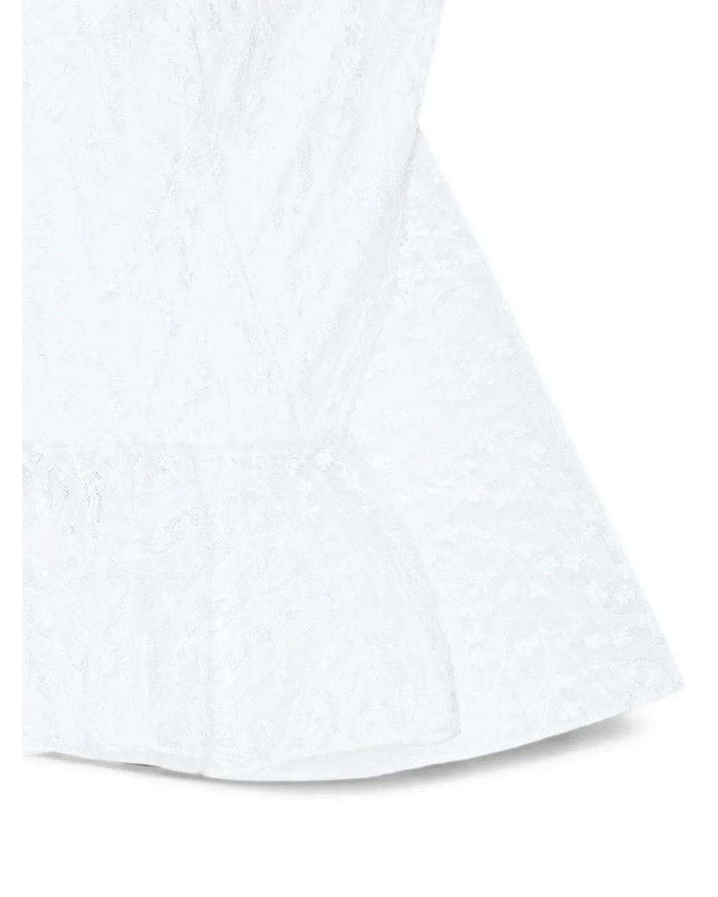Givenchy White Bustier Cape Back Top