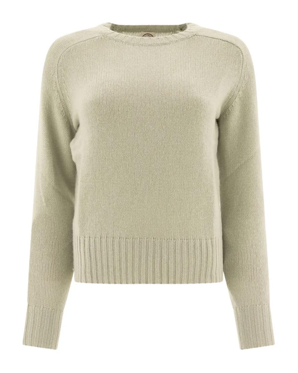 Ines De La Fressange Paris Natural Ribbed-Hem Raglan-Sleeve Sweater