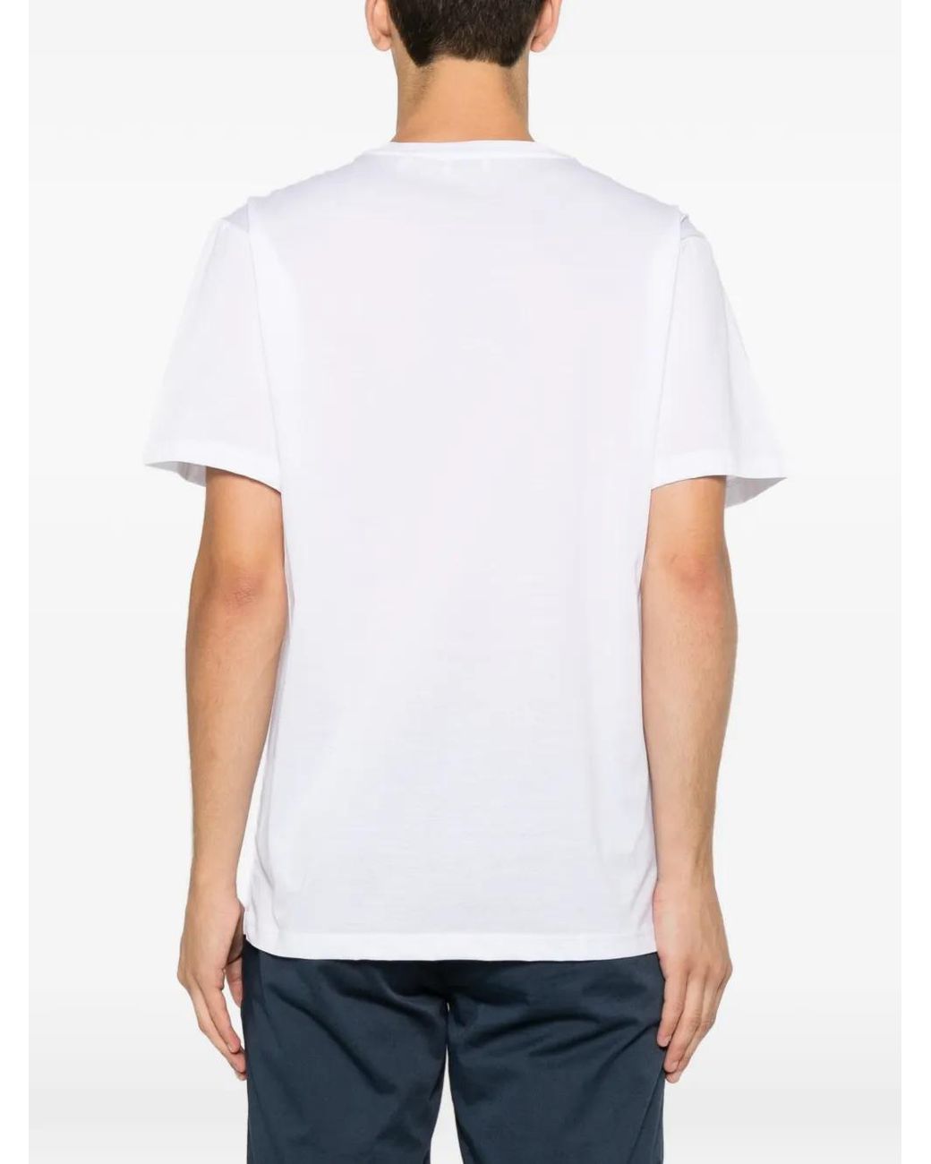VELA SHOP White T-Shirt À Encolure Ronde for men