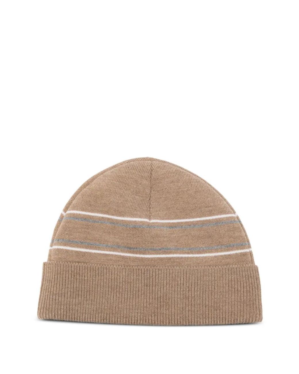 Fusalp Natural Retro Logo-Embroidered Beanie Hat