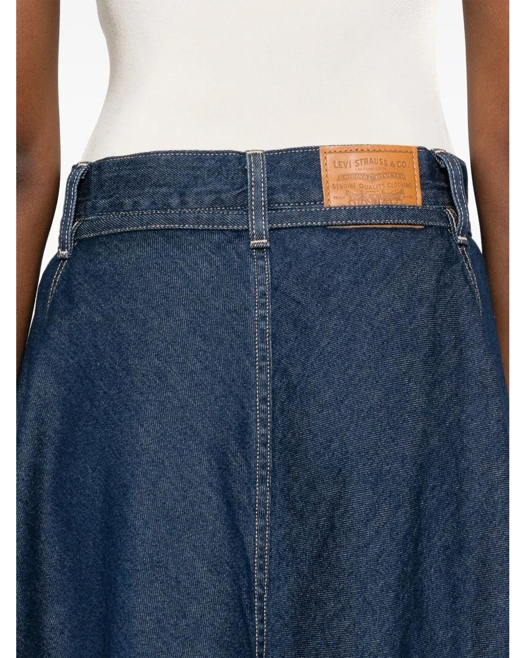 Levi's Maxi-Rok in het Blue