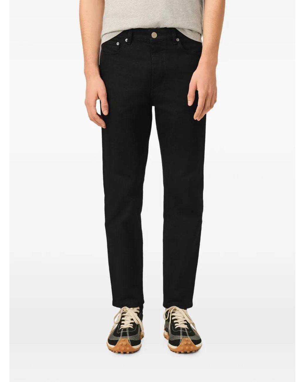 Vaqueros De Algodón Tapered AMI de hombre de color Black