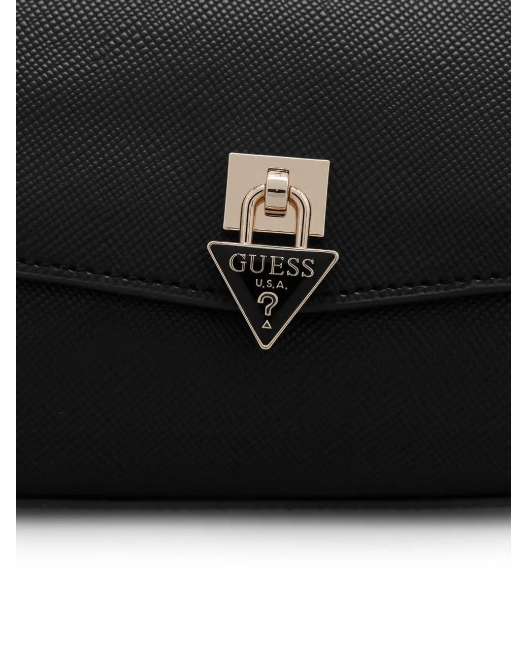 Guess Blue Sac Cabas À Plaque Logo