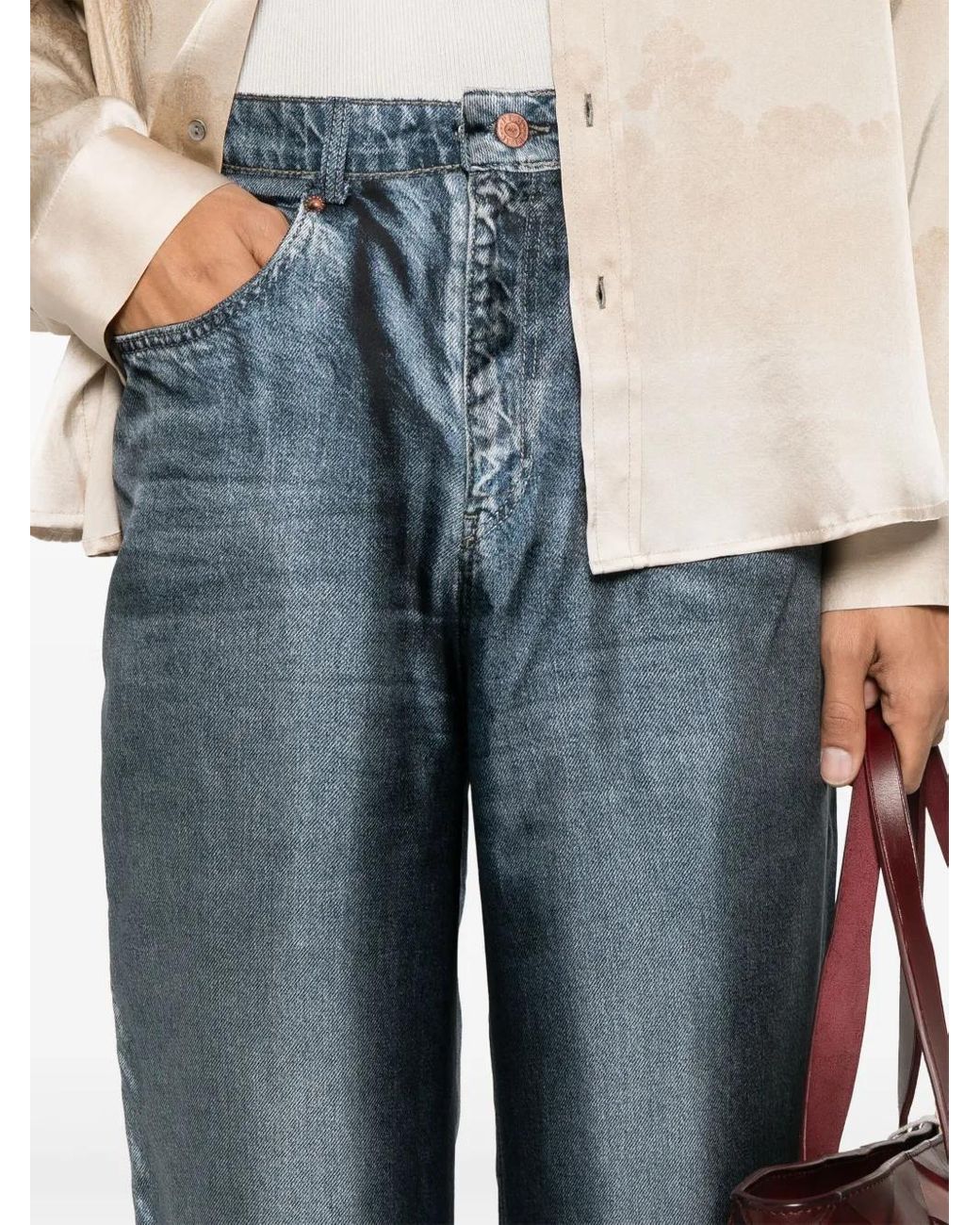 Pierre Louis Mascia Blue Aloe Trousers