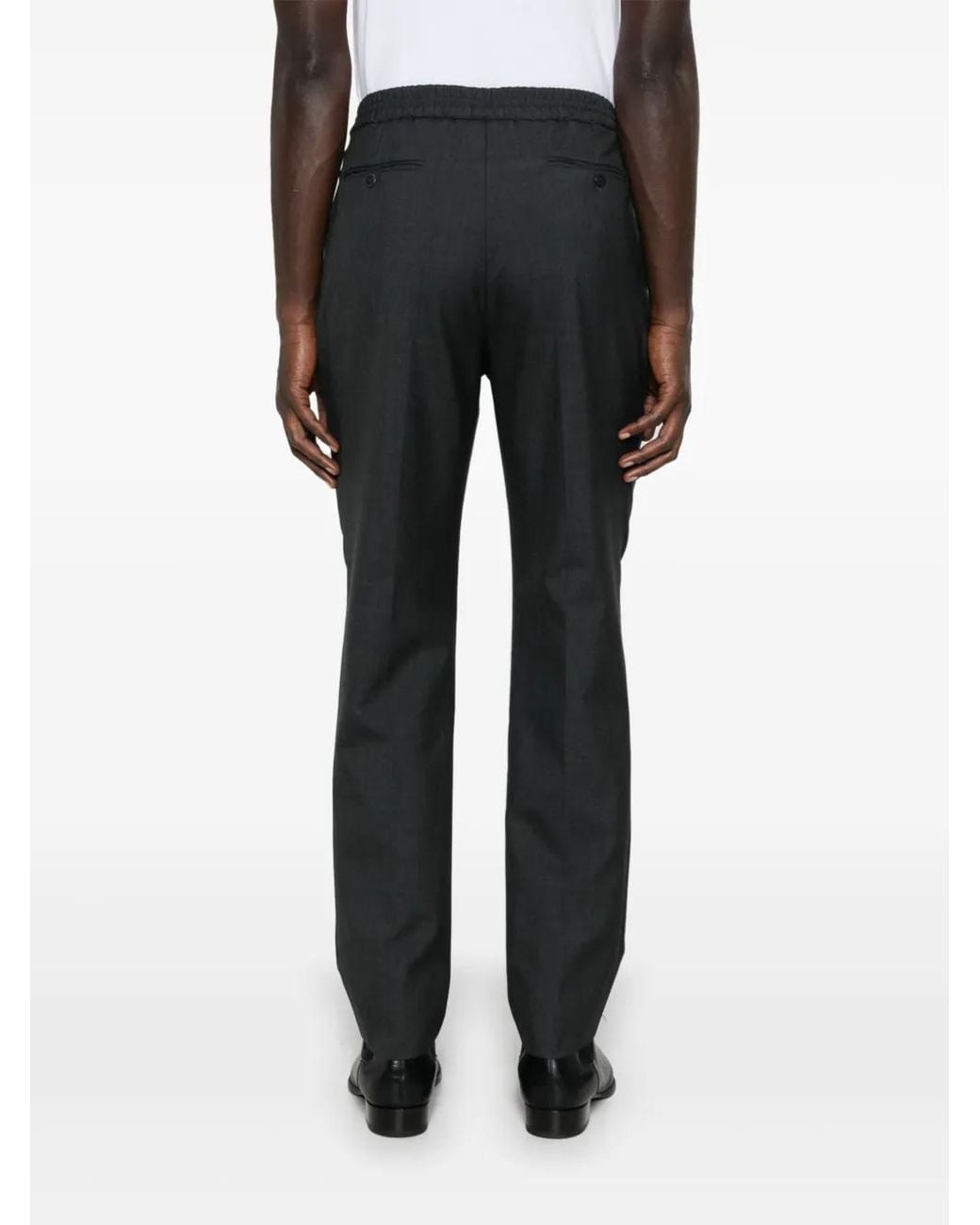 Fursac Black Tailored Trousers for men