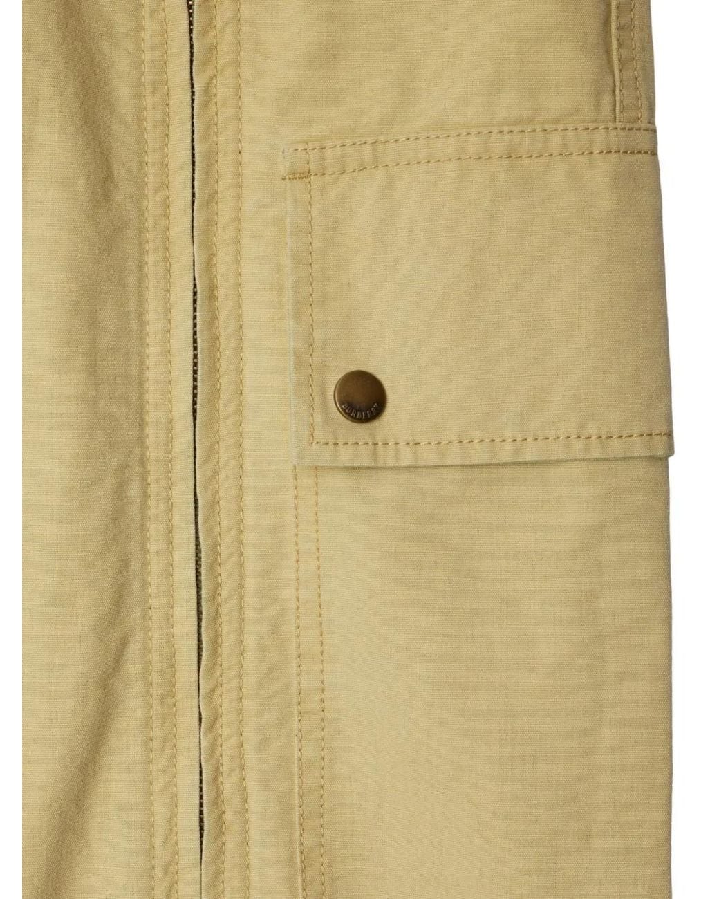 Burberry Yellow Zip Straight-Leg Trousers