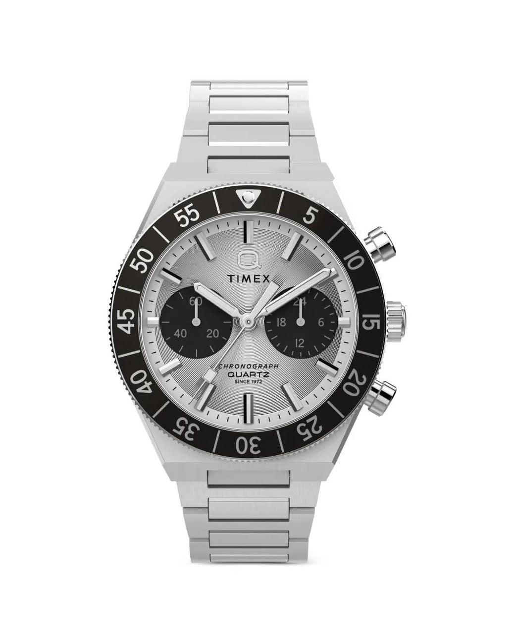 Timex Gray Q Continental Chronograph 40Mm Watch for men