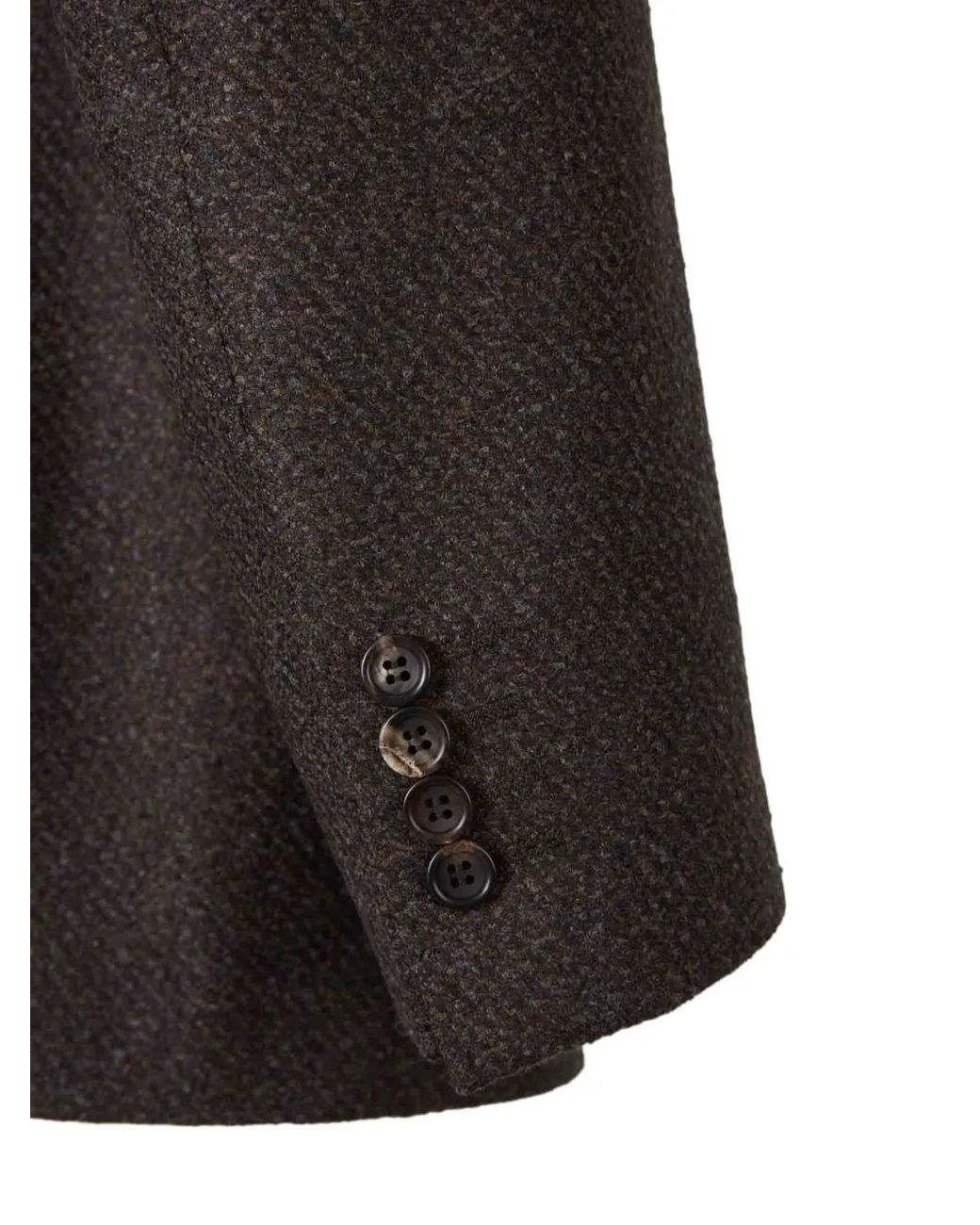 Canali Black Single-Breasted Blazer for men