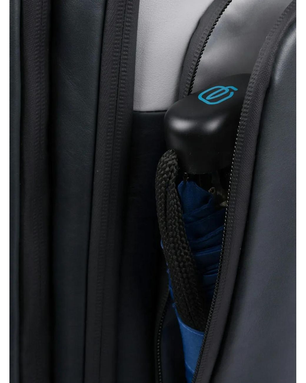 Piquadro Blue Convertible Laptop Cabin Suitcase for men