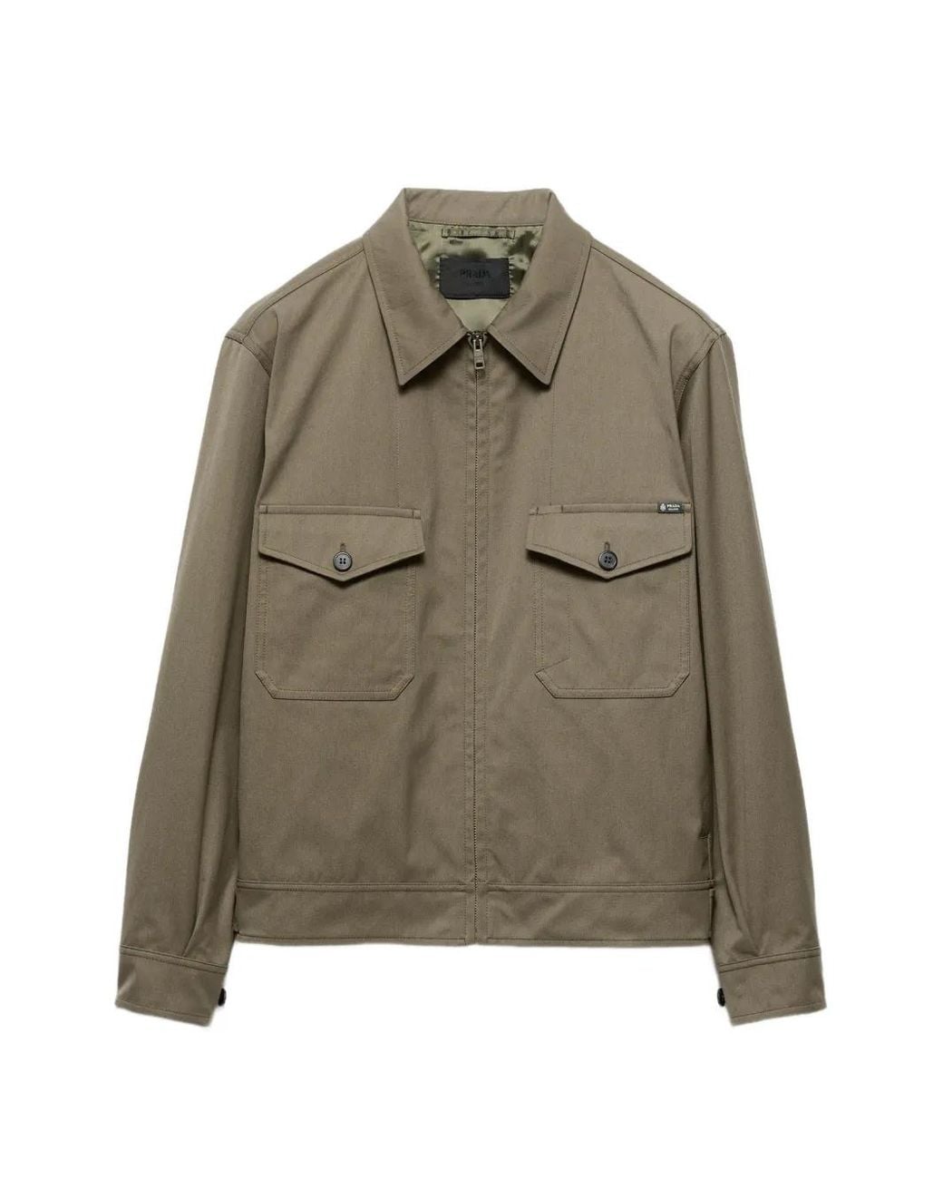 Prada Green Technical Fabric Jacket for men