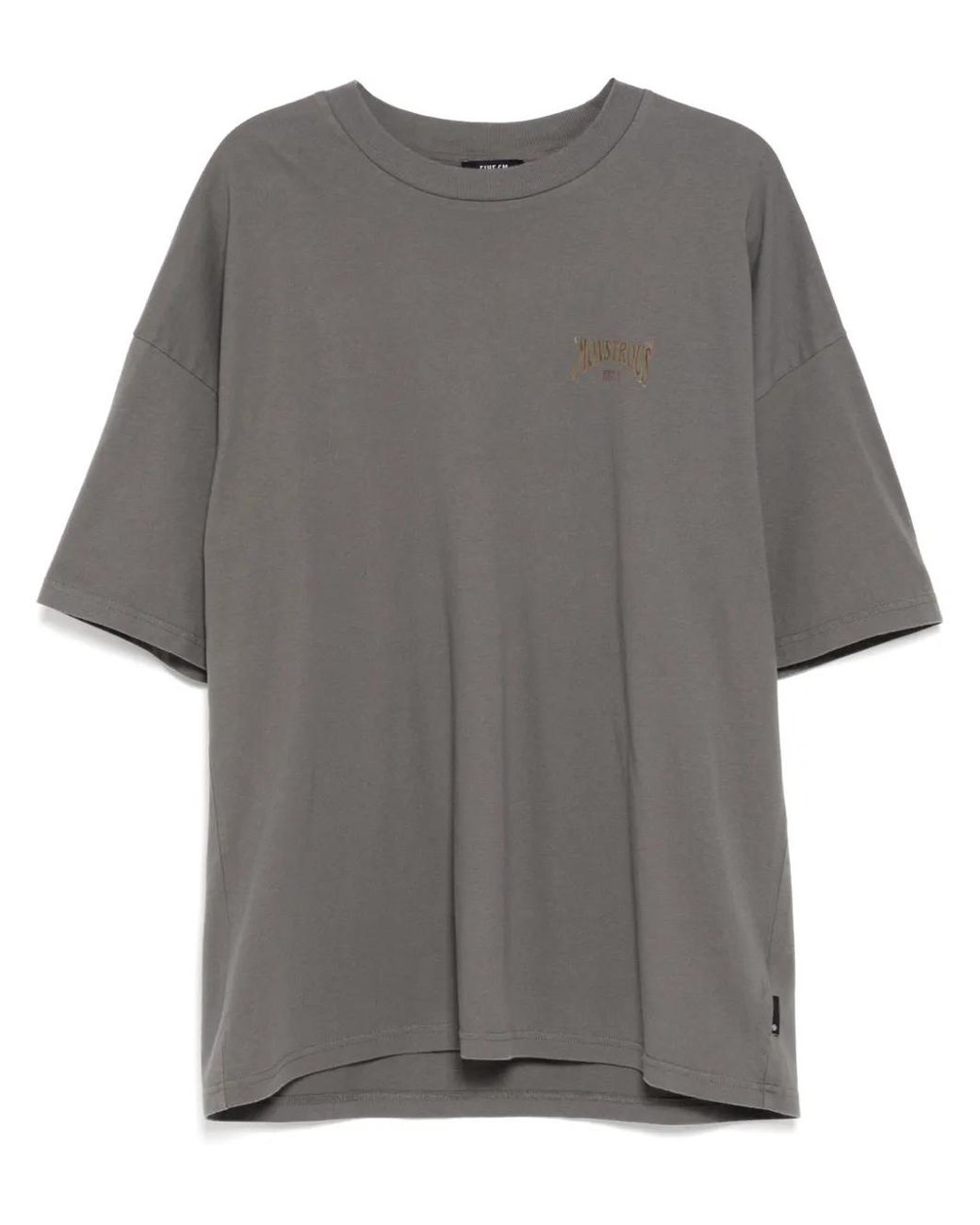 FIVE CM Gray Logo-Print T-Shirt for men