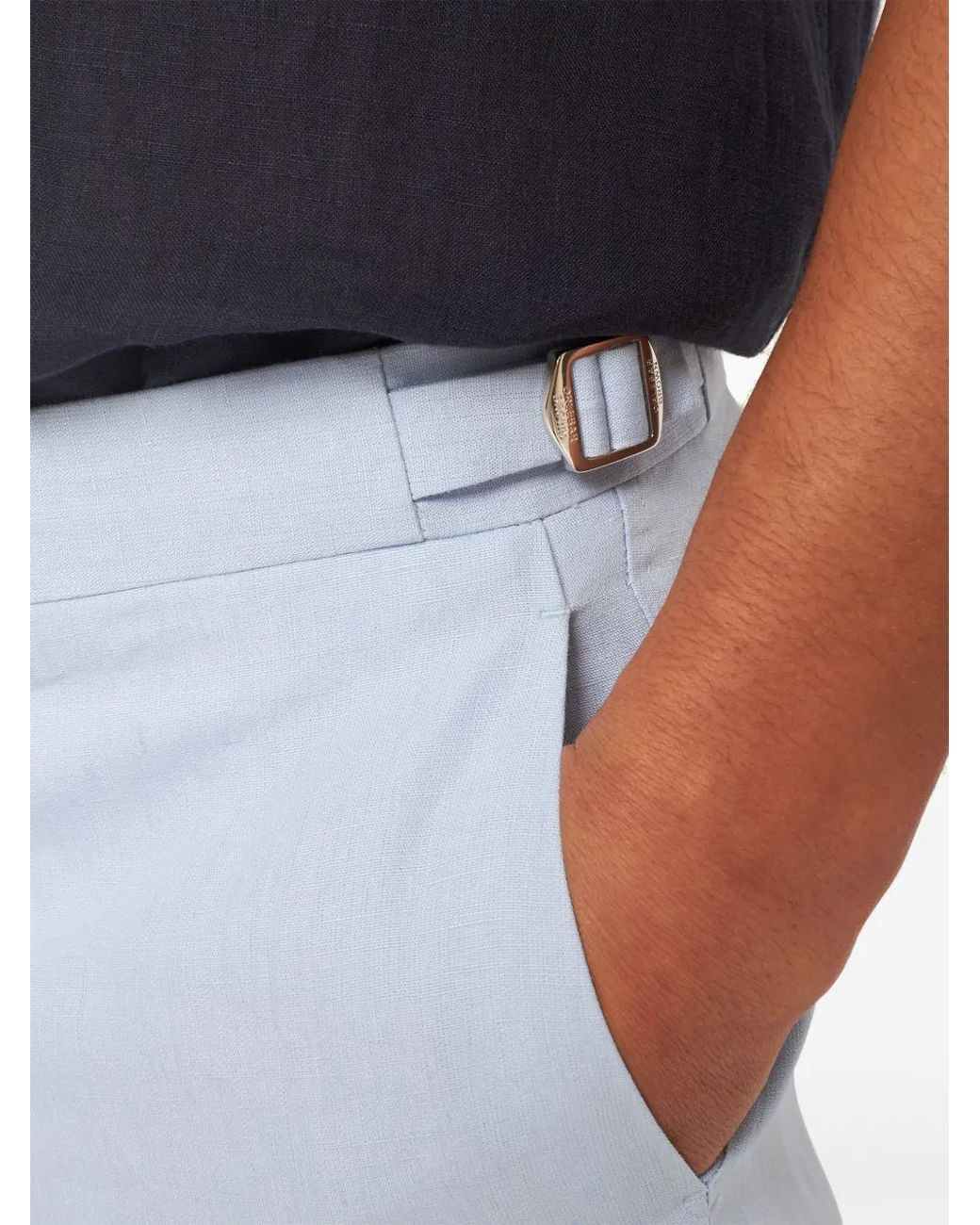 Orlebar Brown Blue Griffon Tailored Trousers for men