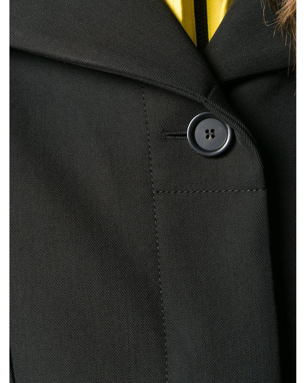 Kwaidan Editions Black Oversized Belted Coat