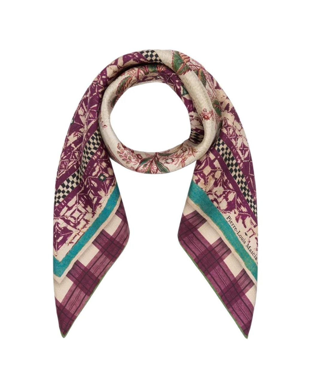 Pierre Louis Mascia Natural Aloeuw Bandana Scarf
