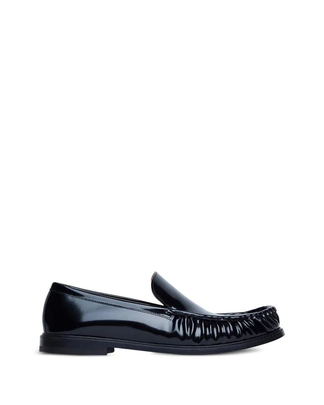 Mirial Blue Robert Polished Leather Loafers for men