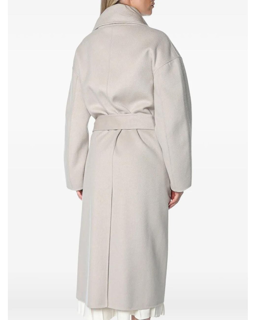 Drykorn Gray Bubdy Belted Wrap Coat