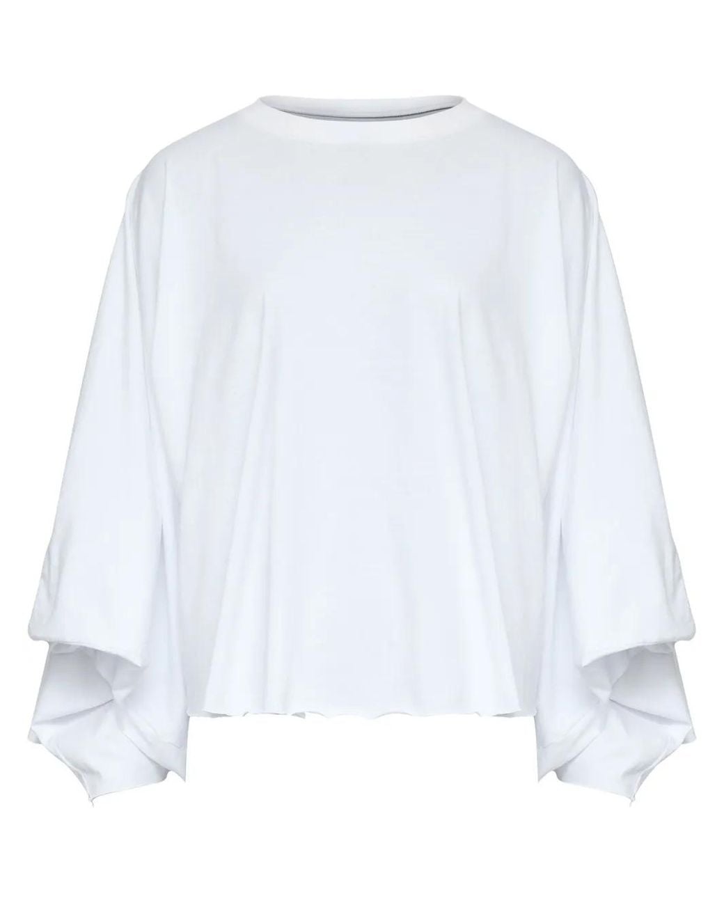 MM6 by Maison Margiela White Long Sleeved Top