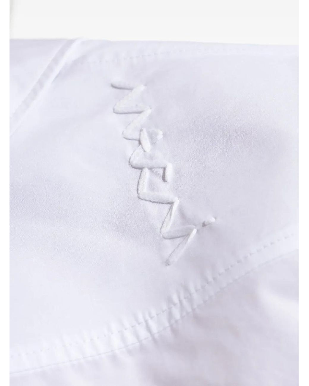 Marni White Buttoned Blouse