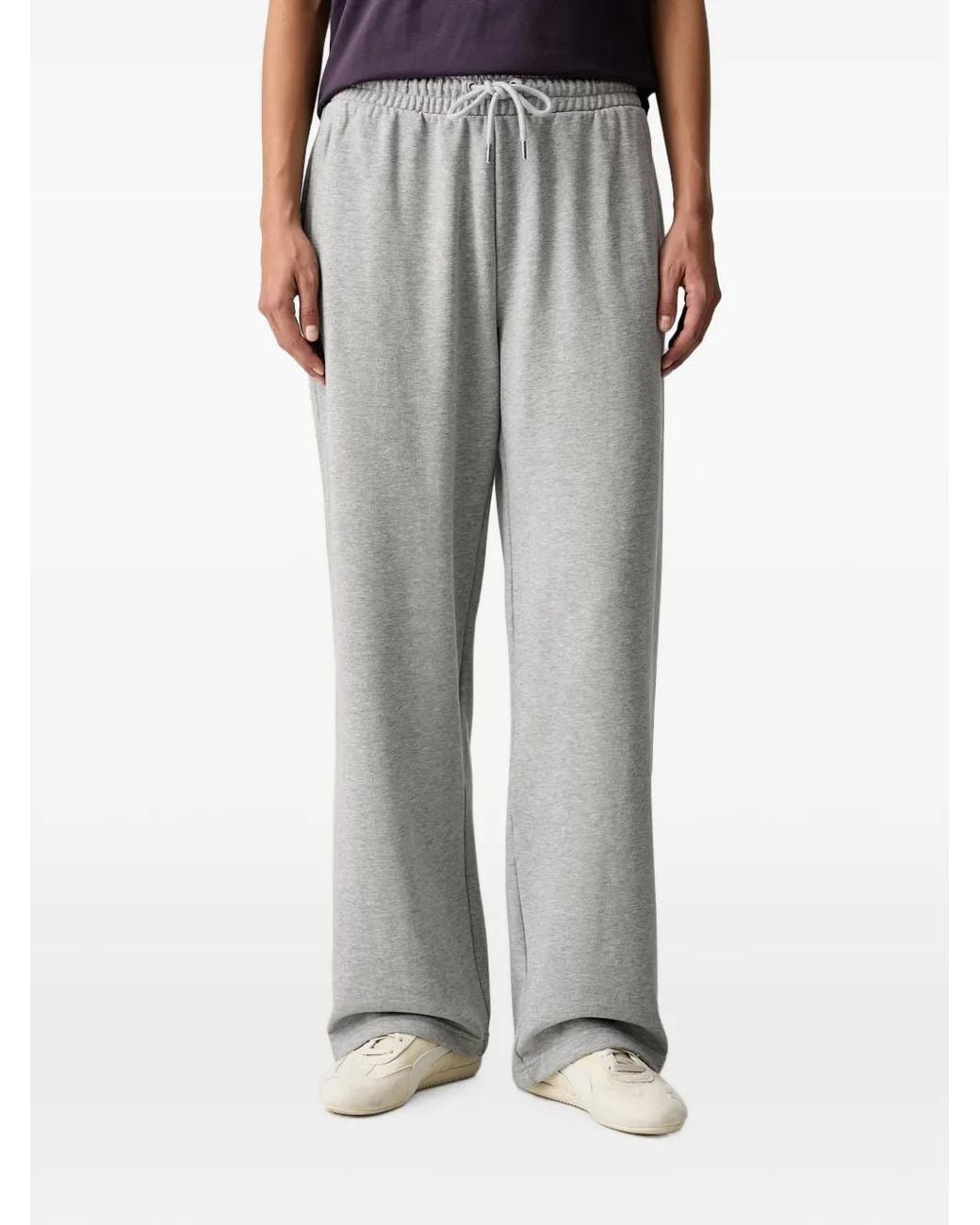 The North Face Gray Drawstring-Waist Track Pants