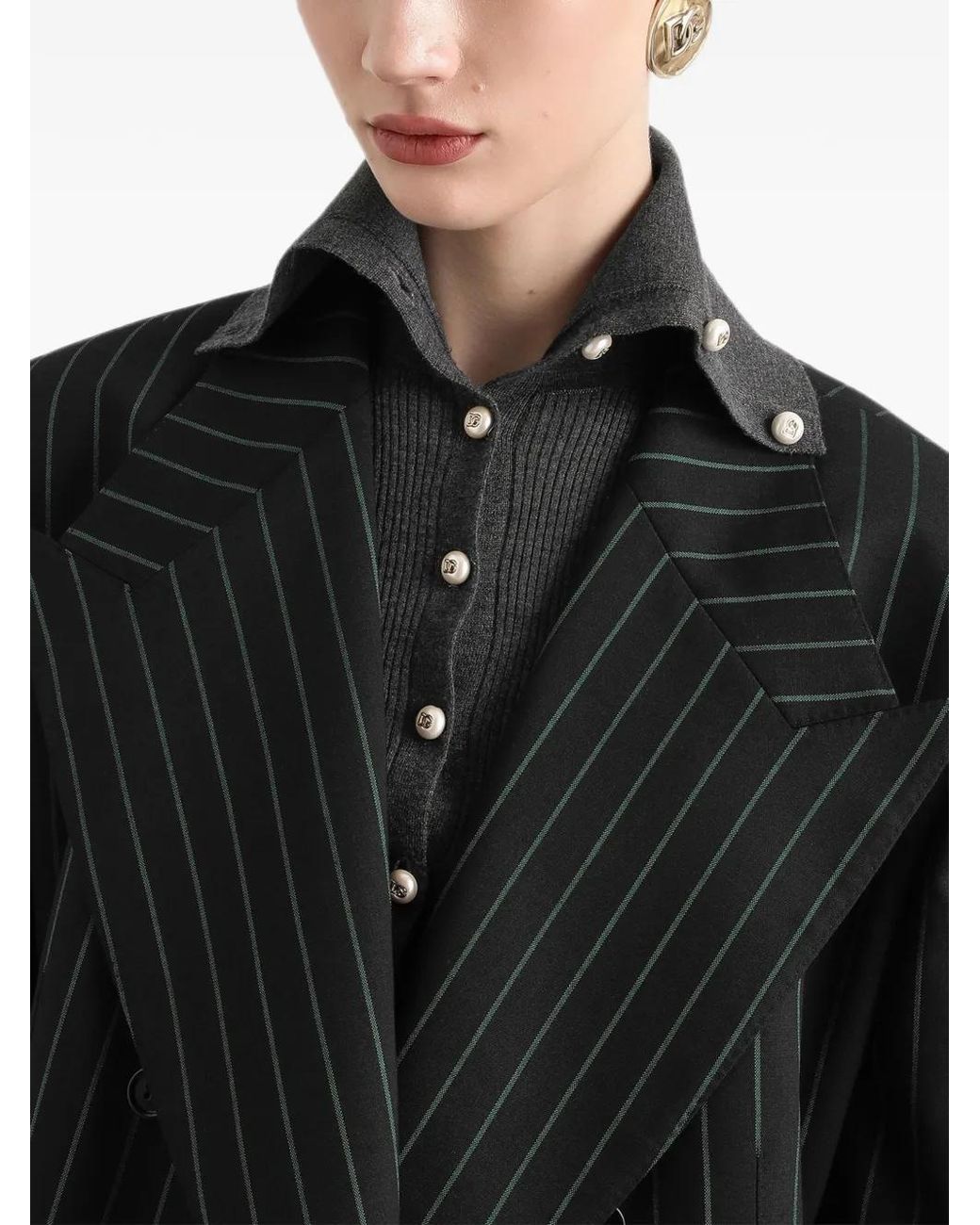 Dolce & Gabbana Black Double-Breasted Jacket