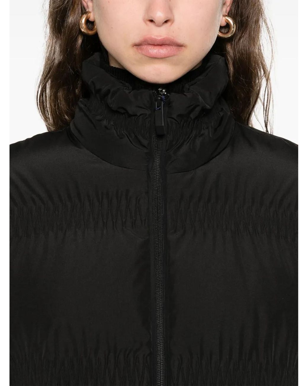 Moncler Ravignan Gewatteerd Donsjack in het Black